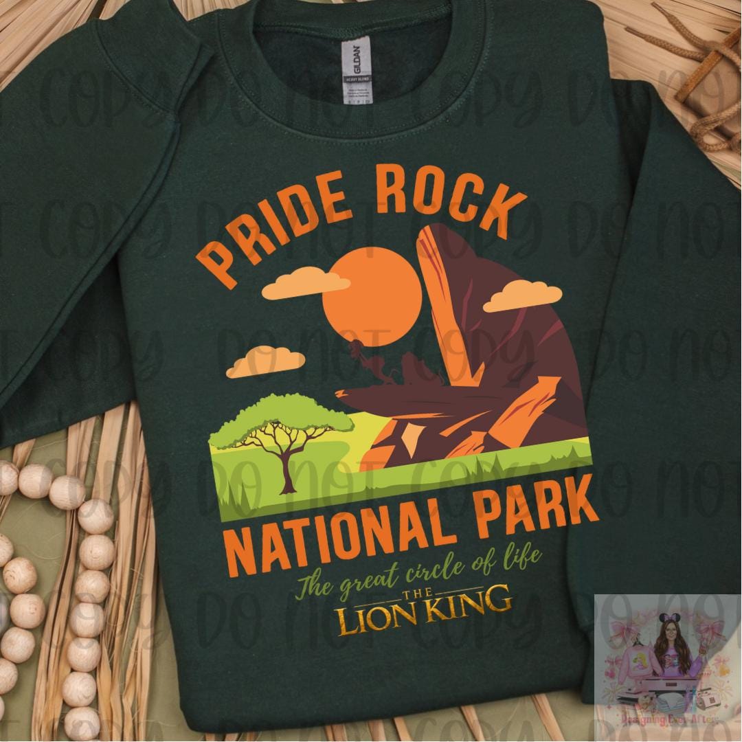 Retro Pride Rock National Park Shirt