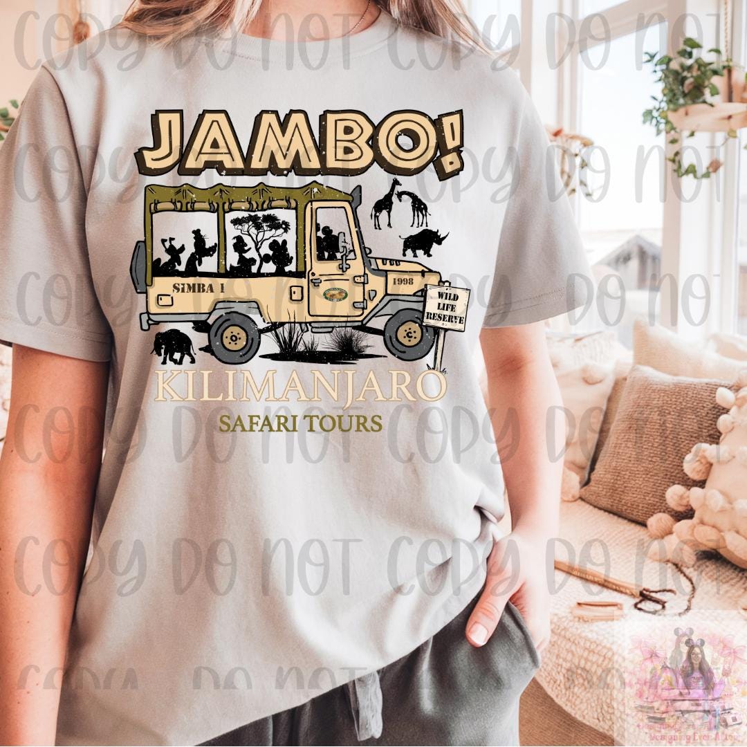 Kilimanjaro Safari Jambo Mouse and Friends Shirt