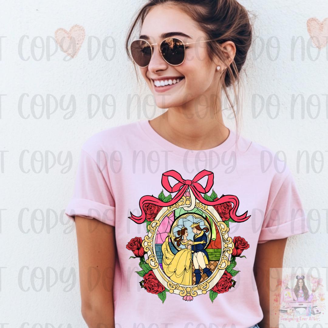 Princess and Beast Stained Glass Shirt