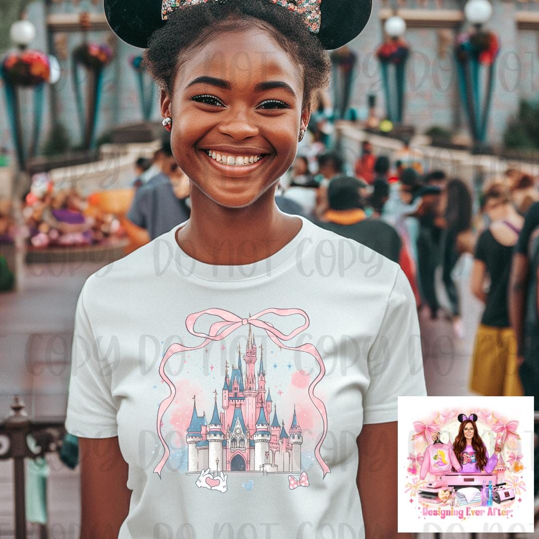 Coquette Castle Bow and Fireworks Shirt