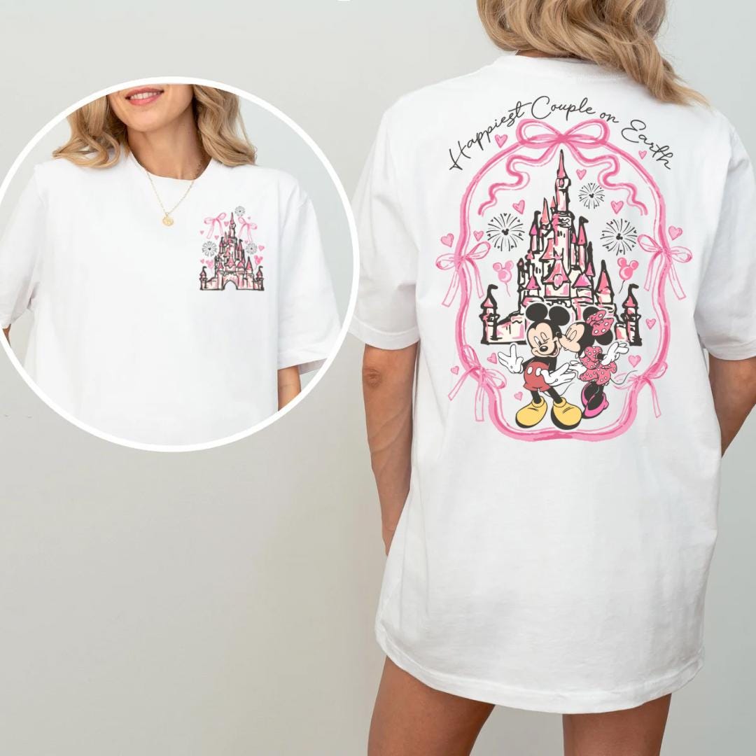 Happiest Couple On Earth Magical Mouse Castle Shirt