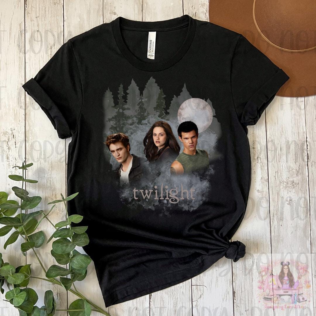 Vampire Saga Edward Jacob and Bella Shirt