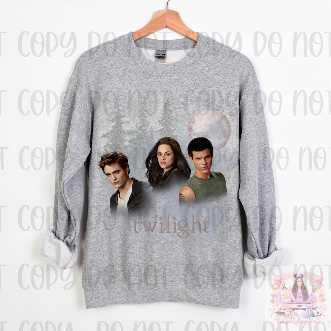 Vampire Saga Edward Jacob and Bella Shirt