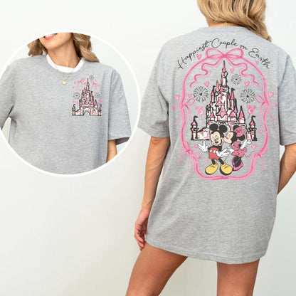 Happiest Couple On Earth Magical Mouse Castle Shirt
