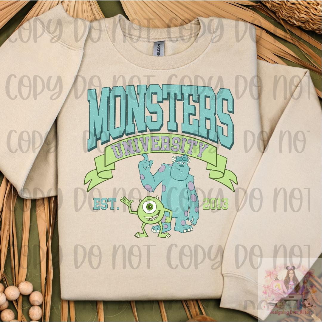 Retro Cute Monster Friends Est 2013 Shirt