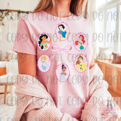 Princess Mashup Coquette Frame Bow Shirt