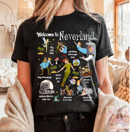 Welcome the Neverland Boy Who Never Grows Up Shirt
