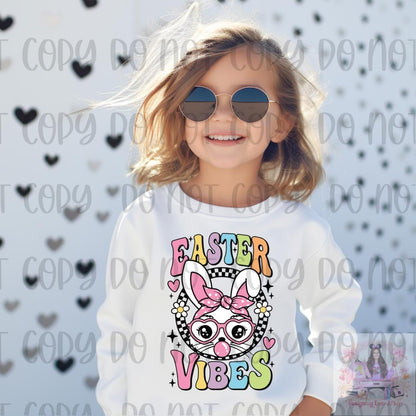 Easter Vibes Shirt, Cute Bunny Shirt, Easter Shirt, Easter Rabbit Shirt, Cute Easter Shirt, Easter Bunny Shirt, Easter Sweatshirt