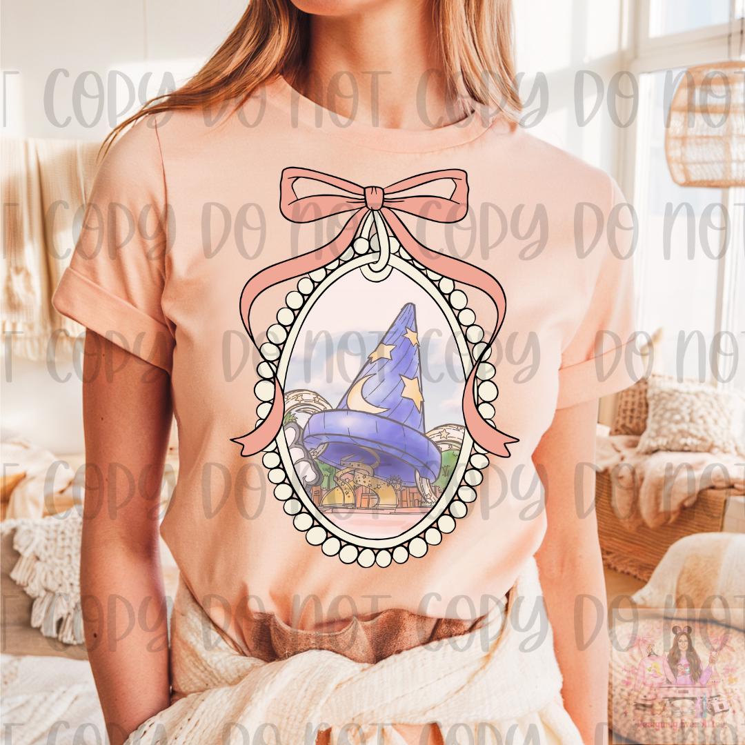 Coquette Bow Frame Movie Park Shirt