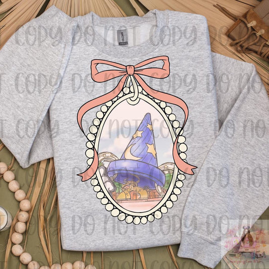 Coquette Bow Frame Movie Park Shirt