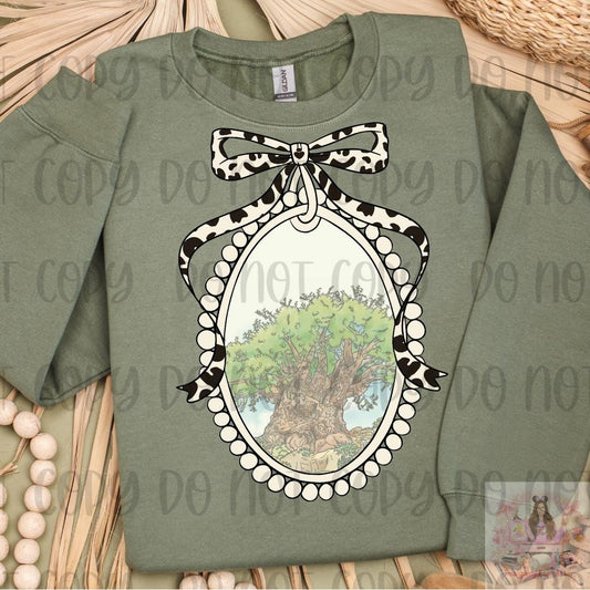 Coquette Bow Frame Safari Park Shirt