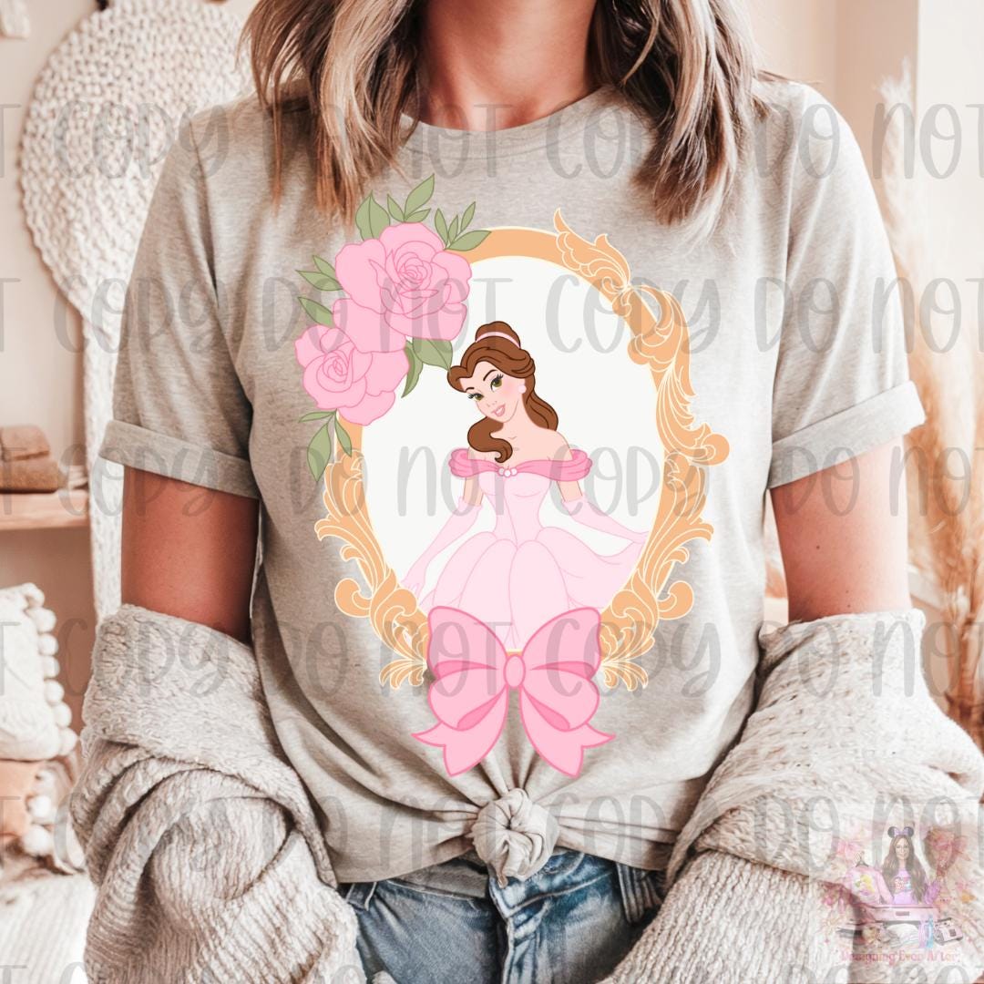 Bookish Princess Coquette Frame Bow Shirt