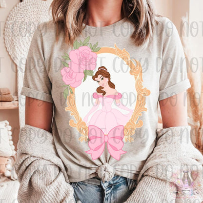 Bookish Princess Coquette Frame Bow Shirt