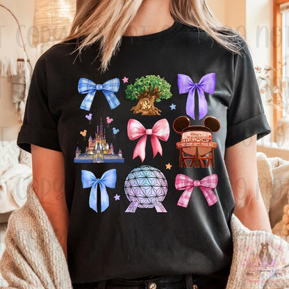 Coquette Bows Theme Parks Shirt