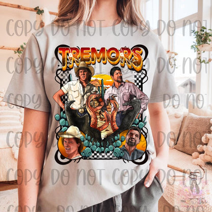 Creepy Sand Worm 90s SciFi Movie Shirt