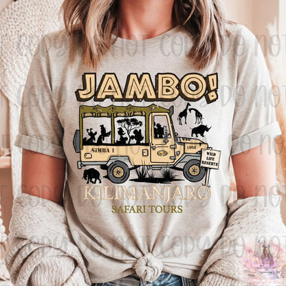 Kilimanjaro Safari Jambo Mouse and Friends Shirt