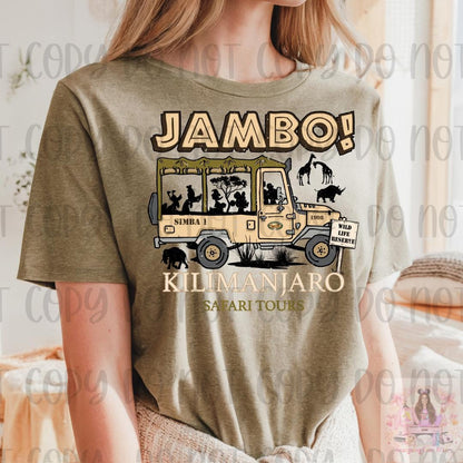 Kilimanjaro Safari Jambo Mouse and Friends Shirt