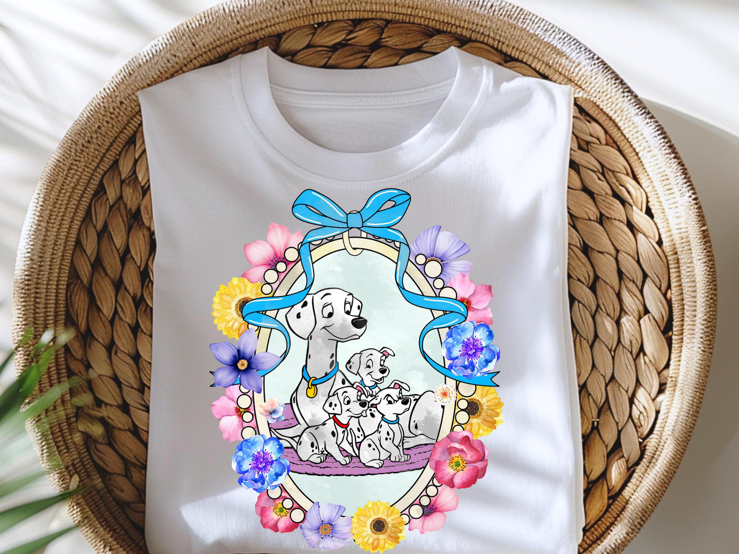 Vintage Magical Mirror Bow Mom and Baby Shirt