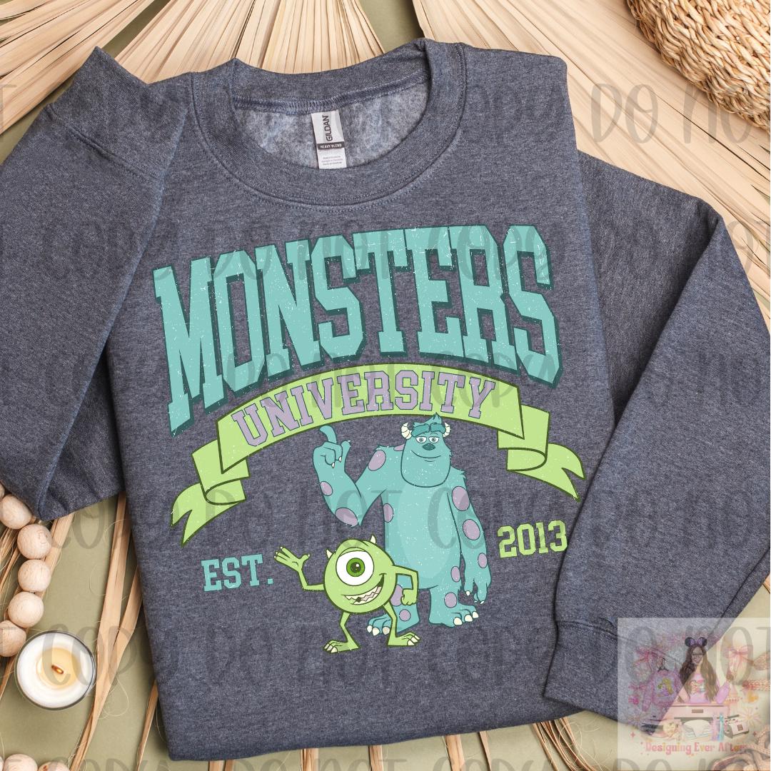 Retro Cute Monster Friends Est 2013 Shirt