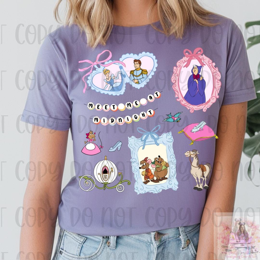 Meet Me At Midnight Princess Bow Locket Shirt