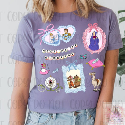 Meet Me At Midnight Princess Bow Locket Shirt