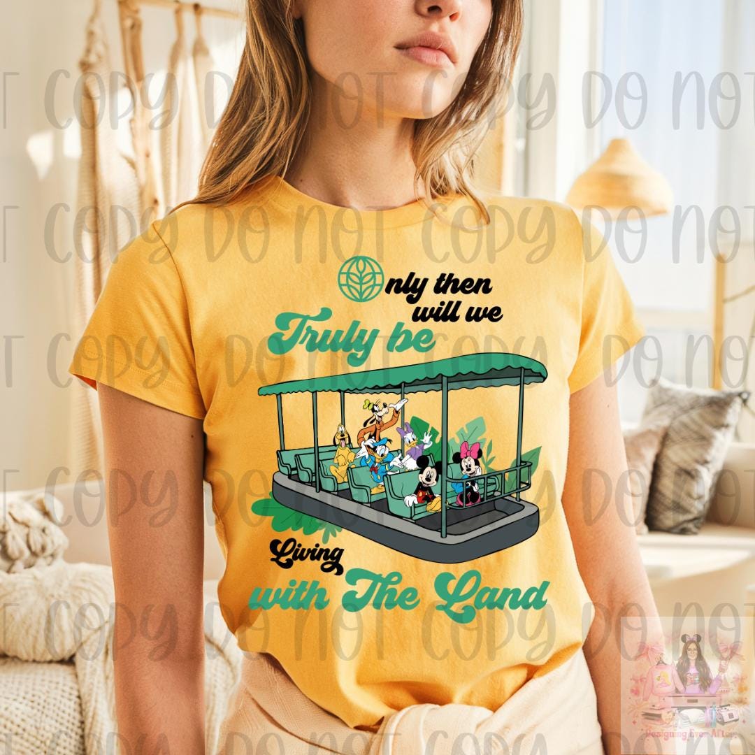 Only Then Will We Truly Be Living With The Land Shirt