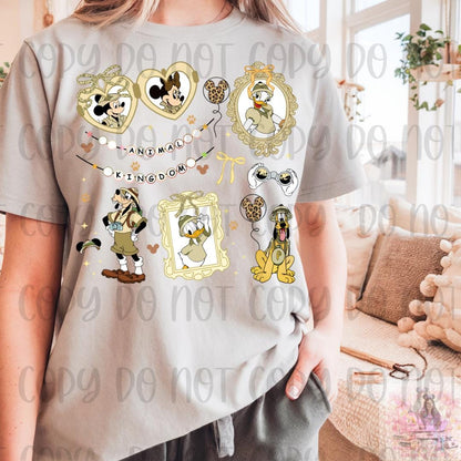 Coquette Bow Locket Mouse and Friends Safari Shirt