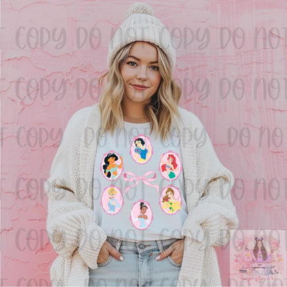 Princess Mashup Coquette Frame Bow Shirt