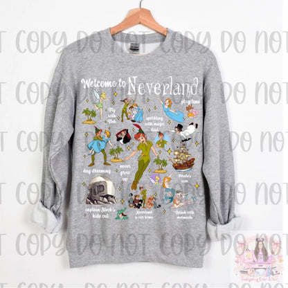 Welcome the Neverland Boy Who Never Grows Up Shirt