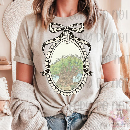 Coquette Bow Frame Safari Park Shirt