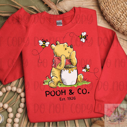 Honey Co. Est. 1926 Adorable Bear with Honey and Bee Shirt
