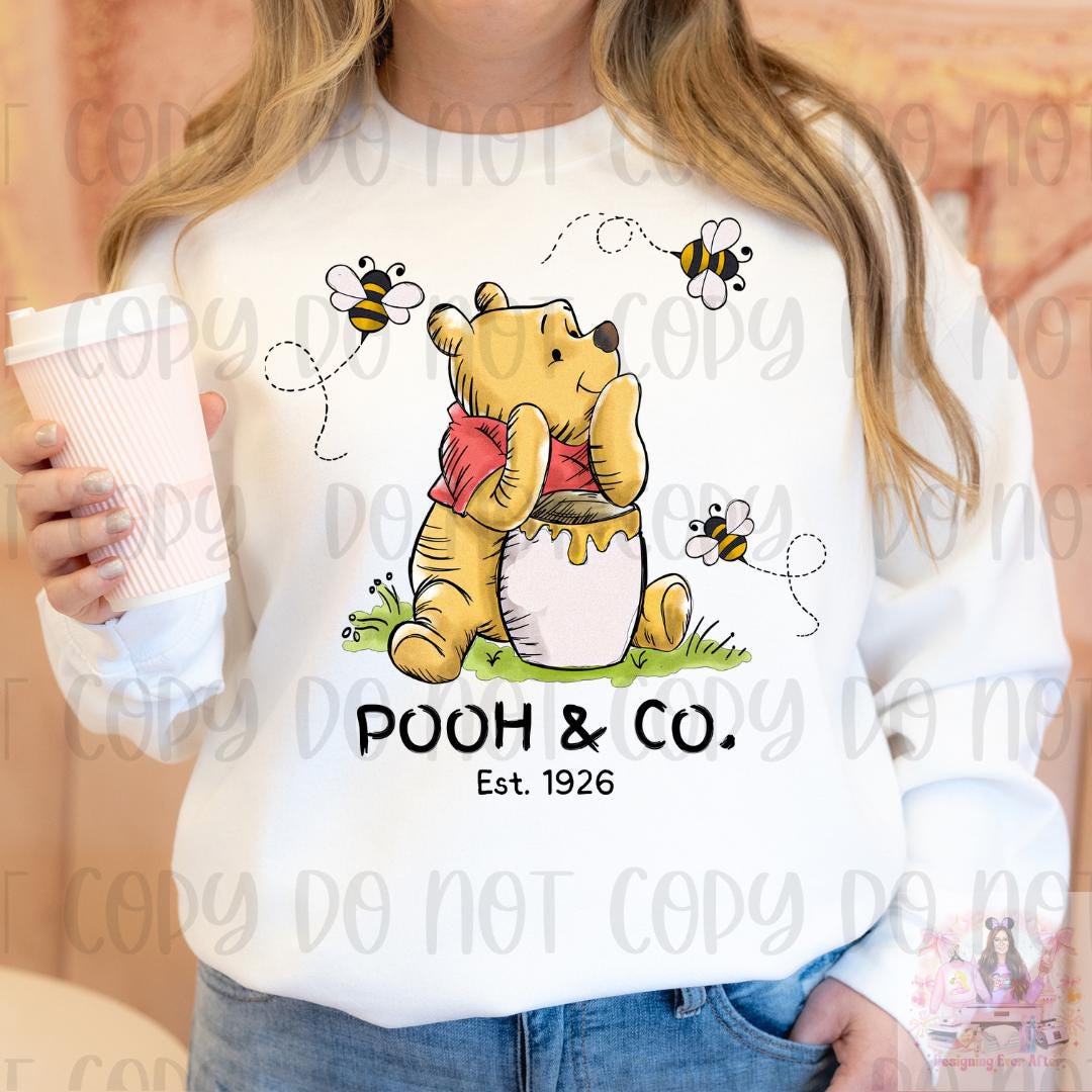 Honey Co. Est. 1926 Adorable Bear with Honey and Bee Shirt