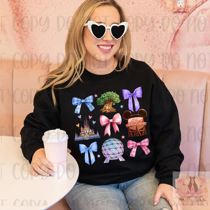 Coquette Bows Theme Parks Shirt