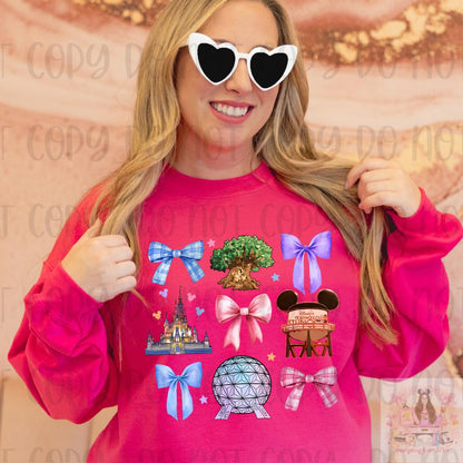 Coquette Bows Theme Parks Shirt