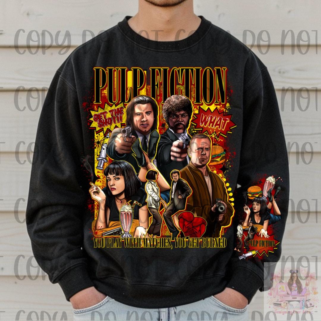 Retro 90s Crime Movie If You Play With Matches You Get Burned Shirt