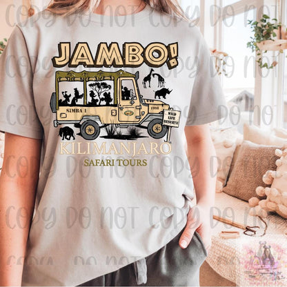 Kilimanjaro Safari Jambo Mouse and Friends Shirt