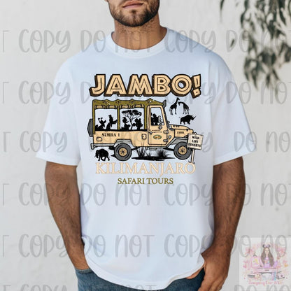 Kilimanjaro Safari Jambo Mouse and Friends Shirt