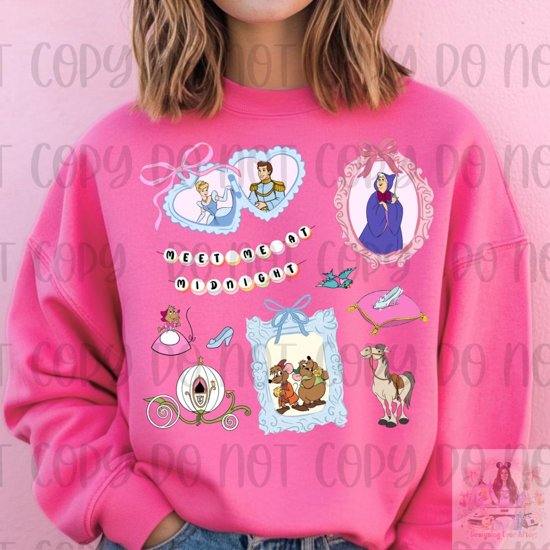 Meet Me At Midnight Princess Bow Locket Shirt