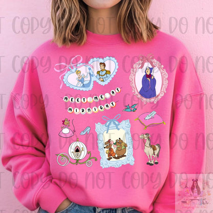 Meet Me At Midnight Princess Bow Locket Shirt