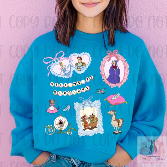 Meet Me At Midnight Princess Bow Locket Shirt