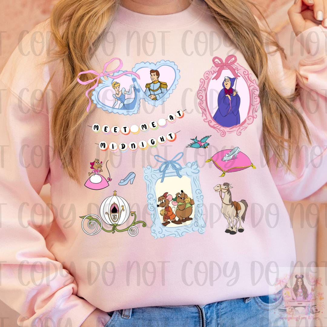 Meet Me At Midnight Princess Bow Locket Shirt