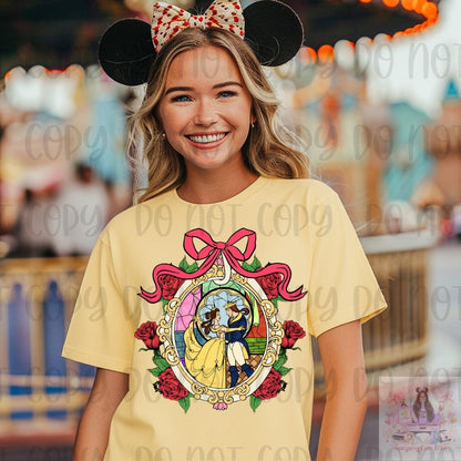 Princess and Beast Stained Glass Shirt