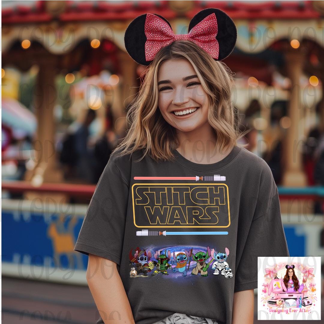 Blue Alien Space Wars Shirt