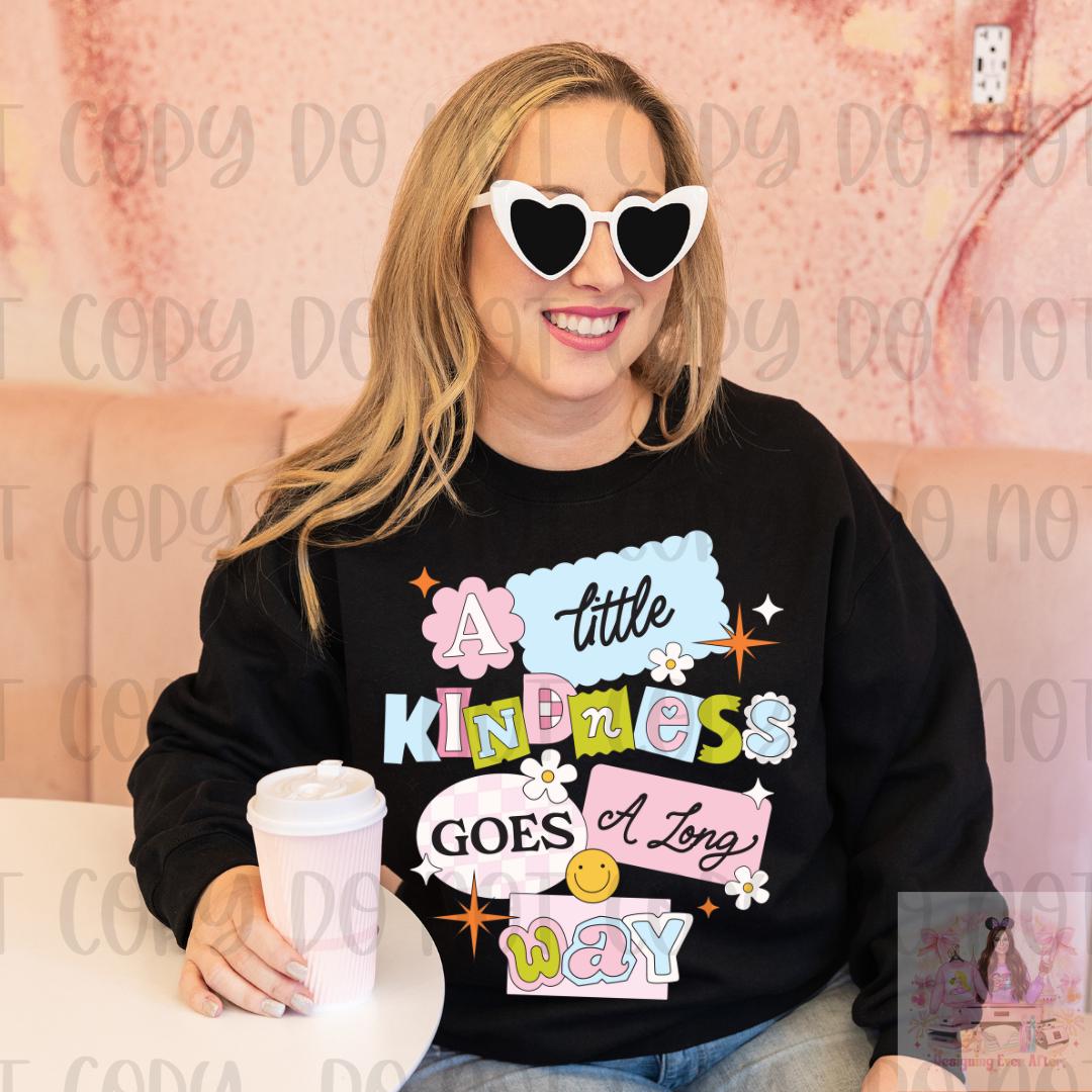 A Little Kindness Goes a Long Way Cute Pastel Shirt