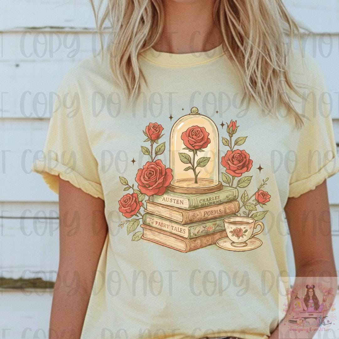 Vintage Tale As Old As Time Book Shirt