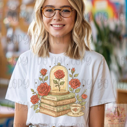 Vintage Tale As Old As Time Book Shirt