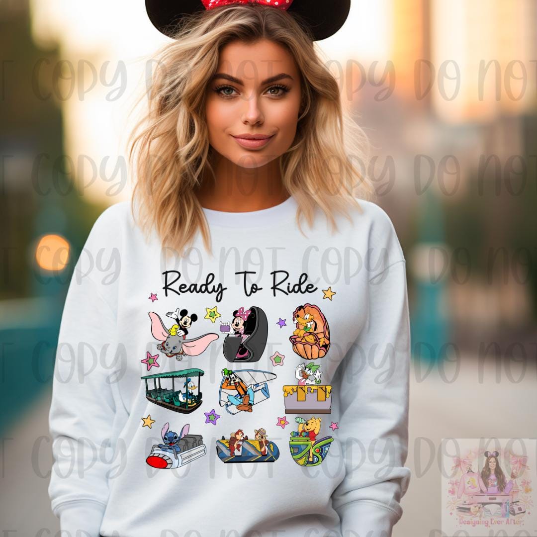Ready To Ride Theme Park Shirt