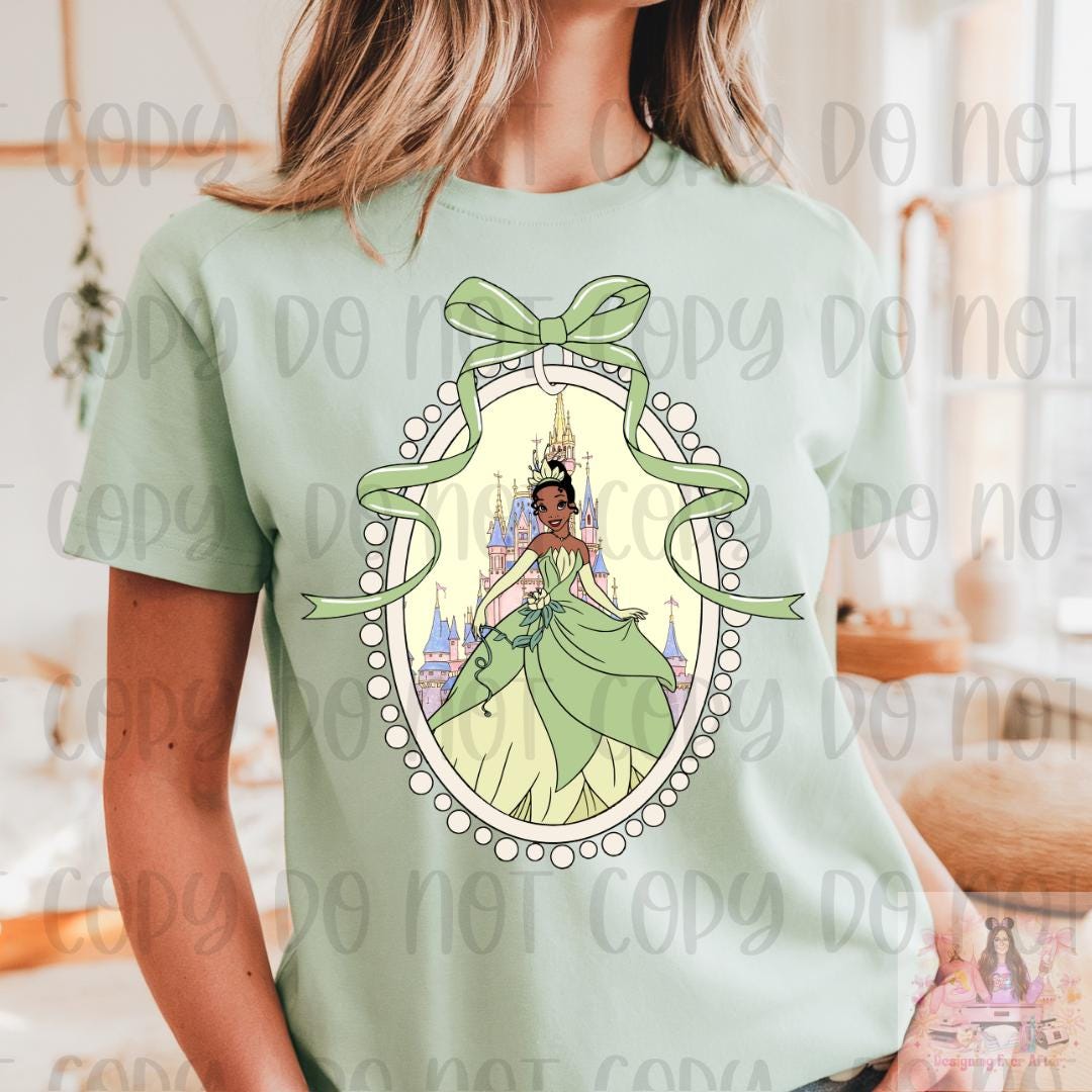 Magical Princesses Coquette Bow Frame Shirt