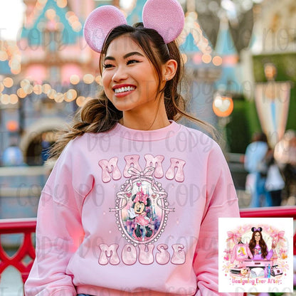 Magical Mouse Mama Coquette Bow Shirt