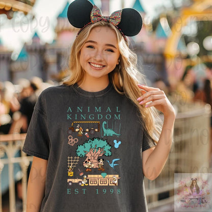 Theme Park Safari Est 1998 Mouse and Friends Shirt